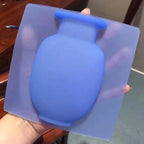 Vasos de silicone autocolantes - Kit com 3 - Decorações - suacasa - Casa Mefyto - Vasos de silicone autocolantes - Kit com 3